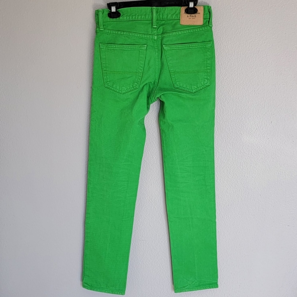 Abercrombie Fitch A&F Skinny Green Jeans/ Size  28x30. - Picture 2 of 12